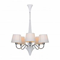 подвесная люстра arte lamp a1528lm-5wh белая во Владимире