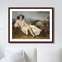 картина: goethe in the roman campagna, 1787г. во Владимире
