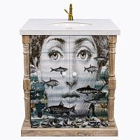 тумба с раковиной аквариум снег fornasetti во Владимире