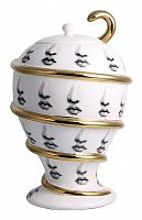 декоративная ваза с крышкой пьеро форназетти serpentino gold во Владимире