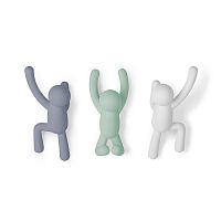 вешалки-крючки buddy 3 шт. разноцветные мятные во Владимире