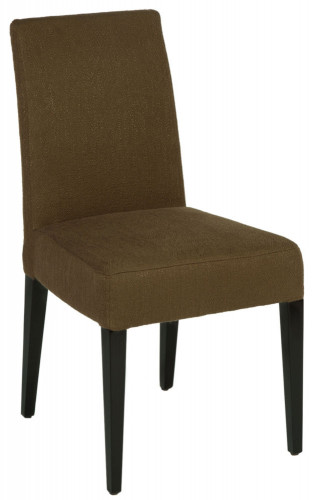 стул aylso dining chair кожа коричневая во Владимире