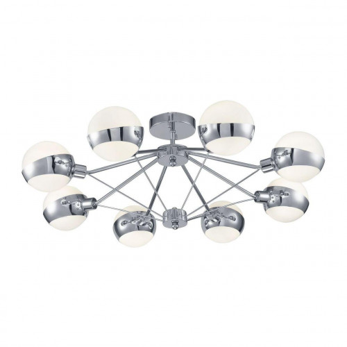 потолочная люстра freya silvia fr5009cl-08ch белая во Владимире