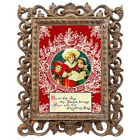 репродукция старинной рождественской гравюры christmas day во Владимире