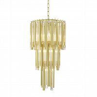 люстра gigi 7 gold от delight collection прозрачная/золото во Владимире