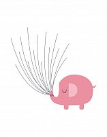 постер pink elephant а4 во Владимире