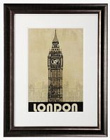 постер с паспарту в раме london во Владимире