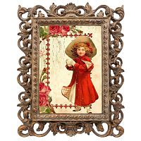 репродукция старинной рождественской гравюры in red во Владимире