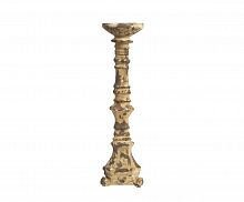 подсвечник фигурный бежевый состаренный на 1 свечу antique blue, 35 см во Владимире