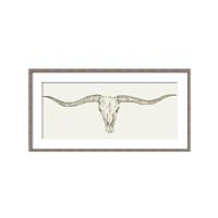 постер western skull mount коричневый во Владимире