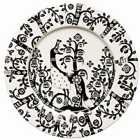 тарелка taika черно-белая во Владимире
