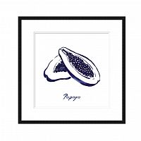 постер blue papaya черный во Владимире