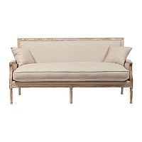 диван auguste salon bench with burlap прямой бежевый во Владимире