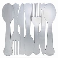 зеркальное панно настенное столовые приборы tableware во Владимире