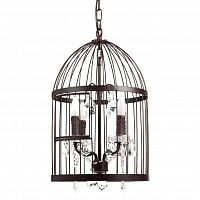 люстра vintage birdcage (51*34*54) коричневая во Владимире