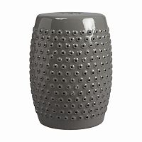 керамический столик-табурет cutwork garden stool серый во Владимире
