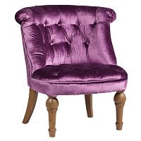 кресло sophie tufted slipper chair сиреневое во Владимире