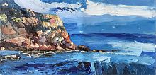 картина маслом утес у моря во Владимире