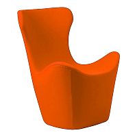 кресло papilio lounge chair оранжевое во Владимире