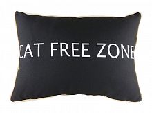 подушка с надписью cat free zone во Владимире