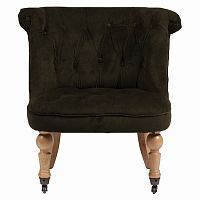 кресло amelie french country chair серо-коричневое во Владимире