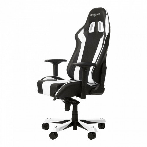 кресло геймерское dxracer king ks06 черно-белое во Владимире