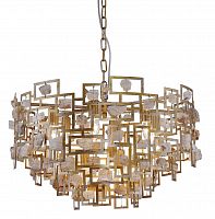 подвесная люстра crystal lux diego sp9 d600 gold во Владимире