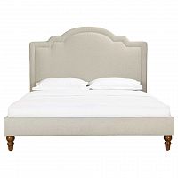 кровать двуспальная 160х200 бежевая cassis upholstered во Владимире