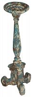 подсвечник состаренный фигурный голубой relic collection, 61 см во Владимире