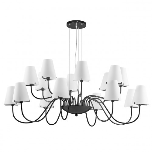 подвесная люстра lightstar diafano 758167 черная во Владимире