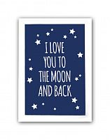 постер to the blue moon and back а3 во Владимире