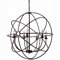 люстра foucault's orb crystal nude коричневая во Владимире