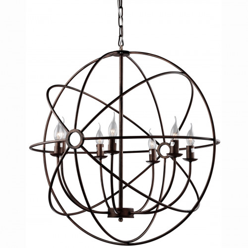 люстра foucault's orb crystal nude коричневая во Владимире
