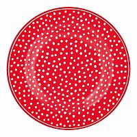 десертная тарелка dot red во Владимире