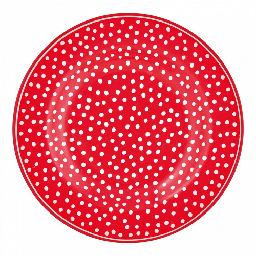 десертная тарелка dot red во Владимире