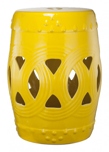 керамический столик-табурет fence stool yellow во Владимире