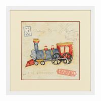 постер vintage locomotive разноцветный во Владимире