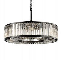 люстра welles round d70 черная, прозрачное стеко во Владимире