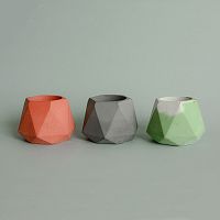 подсвечник из бетона под мрамор eco линту, 6 см во Владимире