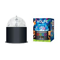 светодиодный светильник-проектор (09840) volpe disco uli-q302 03w/rgb black во Владимире