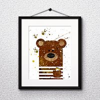 постер bear а4 во Владимире