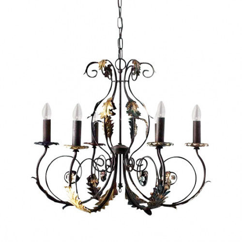 люстра 4962/6_v0580 от mm lampadari коричневая во Владимире