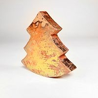украшение новогоднее ель золотая golden tree, 15х14х2,5 см во Владимире