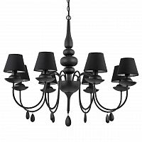 подвесная люстра ideal lux blanche sp8 nero во Владимире