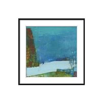 постер winter river синий во Владимире