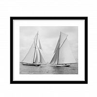 постер sailboats race during cruise серый во Владимире