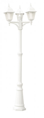 садово-парковый светильник arte lamp bremen a1017pa-3wh во Владимире