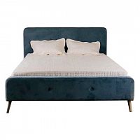 кровать двуспальная 160х200 бирюзовая button tufted во Владимире