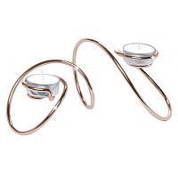 подсвечник медный для чайных свечей t-loop, 19,5 см во Владимире