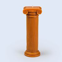 свеча высокая оранжевая hestia column во Владимире